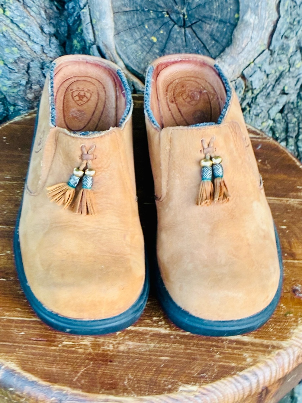 Ariat Mendocino Tassel Mules Size 7